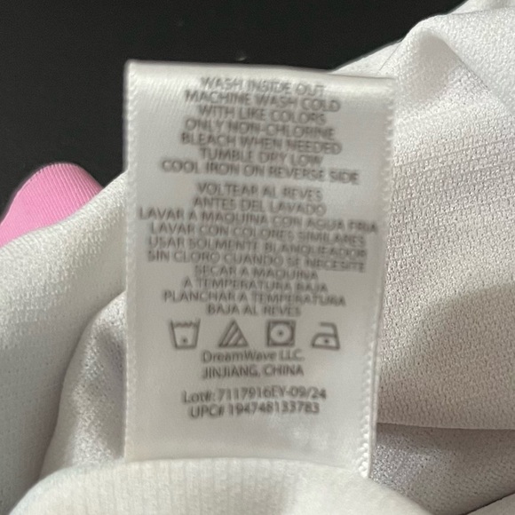 Pink and Blue One Piece Swim with Bluey Cartoon Design 4T - Picture 9 of 9